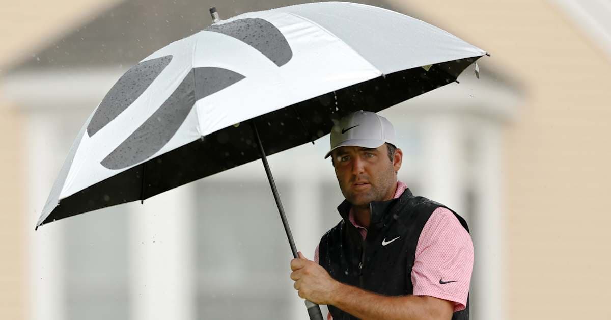 Drama y Suspenso en Travelers Championship: Scheffler Lidera Tras Retraso por Tormenta